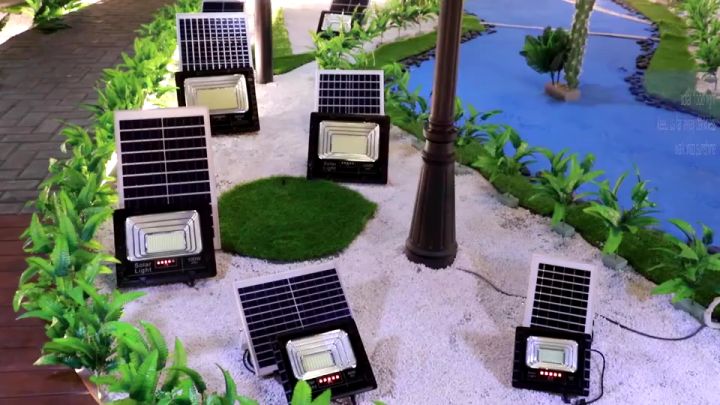 Solar Outdoor Lighting Upgrade 1200W Solar Outdoor Waterproof Solar