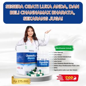 Obat Luka Diabetes Ampuh CHANNAMAX BHARATA Original Obat Luka Basah Bernanah Obat Ulkus Diabetikum