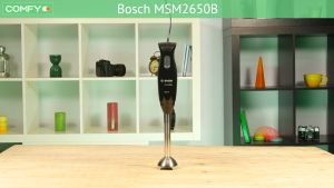 Máy Xay Cầm Tay Bosch MSM2650B Máy Xay Cháo Đồ Ăn Dặm Cho Bé Máy Xay Mini Công Suất 600W 2 Cối Xay Lưỡi Thép Không Gỉ Nhập Khẩu Đức Bảo Hành 12 Tháng