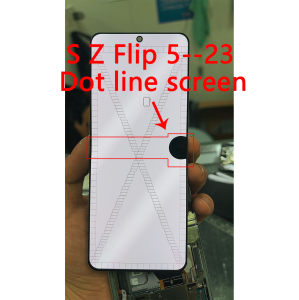 Màn Hình Cảm Ứng AMOLED Samsung Z Flip 5 LCD F731B Không Khung Tương Thích Với SM-F731B Uozzini Sản Phẩm Mới Có Lỗi