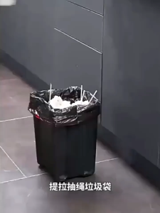 Garbage Bags Household Thickened Kitchen Drawstring Cleaning Pull Pole Bag