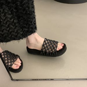 ZHENMO | Summer Outdoor Wear Retro Breathable Thick Sole Hollow Design Slipper