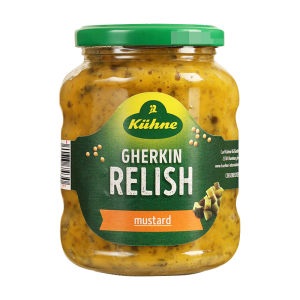 Kuhne | Mustard Relish Low Fat Commercial German Imported Hamburger Sauce 350g