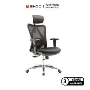Sihoo M18 Ergonomic Office Chair for Tall People Adjustable Headrest with 2D Armrest Lumbar Support