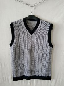 Vest Rompi Pria Kerah V // Rompi Rajut Pria