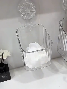 จัดส่งวันถัดไป🤭ชั้นวางของในห้องน้ำแบบถ้วยดูดติดผนัง ที่เก็บของแบบไม่ต้องเจาะ ระบบดูดสูญญากาศ กันน้ำและความชื้น