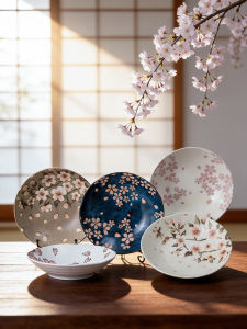 Mino Yaki | Wabi-Sabi Style Ceramic Plate