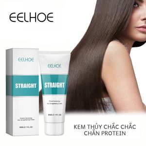 60ML Kem Duỗi Tóc Keratin Chuyên Nghiệp Hiệu Chỉnh Protein Cho Tóc Hư Tổn Điều Trị Làm Mượt Nhanh Hơn Cho Chăm Sóc Tóc Xoăn