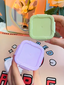 60ml Baby Food Container with Leakproof Lid Small Mini Storage Box Food Fresh-Keeping Box