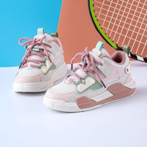 Sepatu Sneakers Anak NON-LED Perempuan/Cewek Bahan Suede Elastis Terbaru Import 037 - Murah