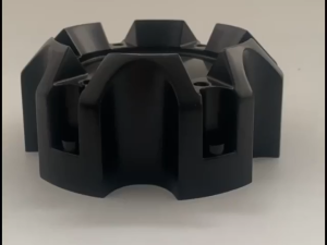 Black 6Holes Hub Cover Car Wheel Tyre Center Hub Black Wheel Caps Car Styling Accessories