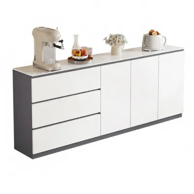 Elegant Modern Minimalist Marble Storage Cabinet
