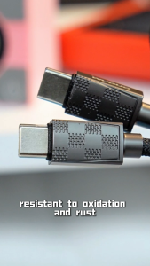 1M DataTransfer Charging Data Cable 60W/27W Double Type-C Interface Fast Charging Cable for Cell Phone Tablet Smart Watch