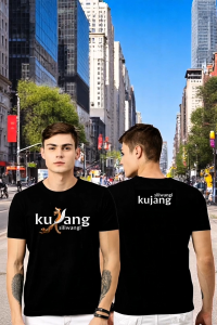Kaos Distro Pria Dewasa Motif Kujang Siliwangi Print DTF Depan Belakang Ada Motif
