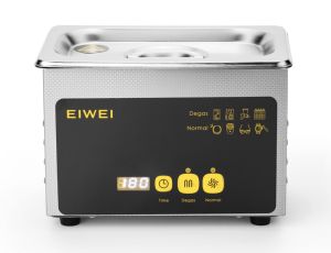 Ultrasonic Cleaner Machine Jewelry Cleaner 0.8L 35W 42kHz 220V Touch Operation Dual Mode Cleaning Ultrasonic Bath with Baske