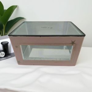 Transparent Thermal Box Commercial Stall Sandwich Cake Sushi Visual Foam Box Transparent Lid Dessert Display Case