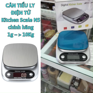 Cân Tiểu Ly Điện Tử Siêu Chính Xác Cân tiểu ly điện tử nhà bếp Kitchen Scale N5 chính hãng - Dải 1g - 10Kg.