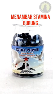 SEMPATI FREE GANTUNGAN BUAH Extra Power Merpati Pasak Ginseng Teki Ramuan Jamu Herbal Burung Merpati Giring Keket Stamina Nafas Panjang Nafsu Makan Meningkat Obat Merpati Lesu Ngantuk Drop Sakit JEXTRA