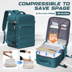 Ryanair 40x30x20 Cabin Bag Women Men leisure School Laptop Bag Carry on Luggage WizzairVacuum Compression Bag with Manual Pump
