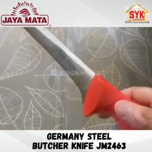 SYK Jaya Mata JM2463 8" Germany Steel Butcher Kitchen Knife Meat Vegetables Cutting Pisau Dapur Pisau Lapah