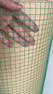 ( Khổ cao 50cm x dài1m) Lưới sắt bọc nhựa Xanh vây già vịt lưới chống chuột ( ô vuông rộng 1.2cm )