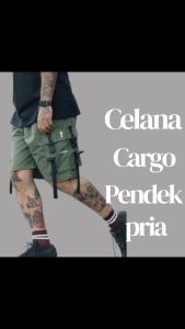 Celana Cargo Pendek Terbaru Model Korean Style Pria Dewasa