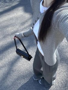 Quần Ống Loe Dài Thường Ngày Cho Nữ Cạp Thấp Dáng Ôm Quần Ống Loe Dài Chất Liệu Polyester Quần Dài Mùa Hè 2025