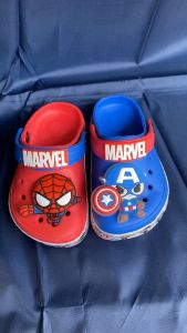 คลินิก รองเท้าเด็กหัวโต มีไฟ รัดส้น ลิขสิทธิ์ Marvel แท้ 100% กัปตันอเมริกา สไปเดอร์แมน รูปลักษณ์ 1 สี