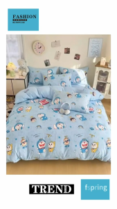 Makes Bedtime More Enjoyable Doraemon Bedsheet🔥Ultra Soft & Skin-Friendly Fabric👔