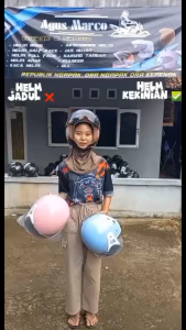 Helm pilot hijab FANTASY ORIGINAL PREMIUM ORIGINAL FREE KARDUS + BUBBLE WRAP pilot fantasy