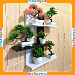 RAK DINDING MINIMALIS KODE RKA0019 - RAK PAJANG KAYU SERBAGUNA - RAK HIAS PENGHEMAT TEMPAT HIASAN DEKORASI