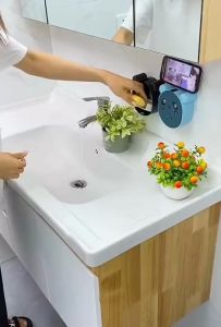 ES ที่วางสบู่ ติดผนัง มีรูระบายน้ำ ฟองซื้อ ปลีก/ส่ง น้ำหนักเยอะ ไม่ต้องเจาะ น้ำหนักจากเครื่องผสม EASYHOME E33 E843