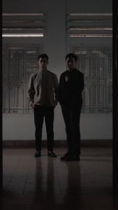 CUTOFF Ghani Rami Collarless Shirt Kemeja Koko Pria Lengan Pendek