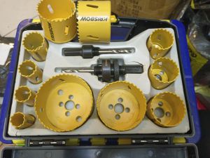 hole Saw besi set krisbow 15pc - hole Saw bi- metal krisbow set - hole - djm