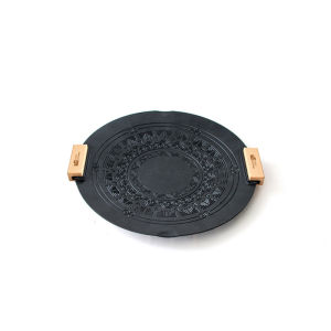 Pure Aluminum Press Cast Barbecue Dish for Outdoor Camping Home Use Skillet Ideal for Grilling And Baking Kitchen Tools