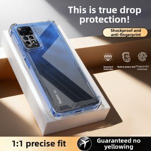 imobile | Shockproof Full-Enclosure Transparent Case For Redmi Note 11s