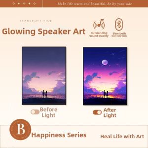 Bluetooth Sound Art Christmas Decorative Picture For Couples High-end