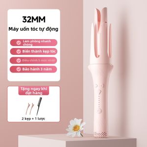 MinHuang | Dụng Cụ Duỗi & Uốn Tóc Ion Âm 32mm