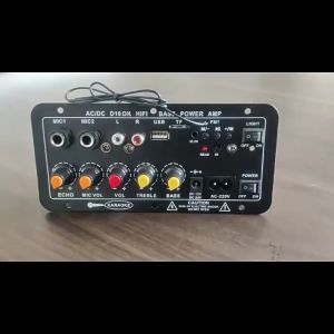 Amplifier Board Audio Bluetooth USB Radio TF DIY Subwoofer D10 D30 D50 Karaoke Power Stereo Bass Audio Karaoke FM Papan AW-322