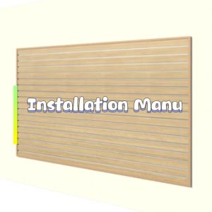 Slat Wall Hanging Wall Panel Boards made in Malaysia