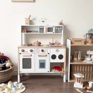 Wooden Realistic Kitchen Playset