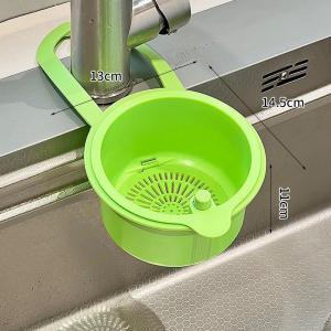 JIUQI | Hangable Multi-Function Kitchen Drain Basket with Filter and Storage