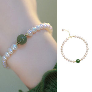 OR🧸 Gelang Mutiara Indigo/Manik-manik Keberuntungan/Temperamen Kelas Atas Wanita/Gelang Pacar Serbaguna/Uniseks COD