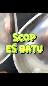 MM - A017 - SKOP ES BATU STAINLESS TEBAL 12/11/10/9/8 INCH - SENDOK SEKOP ES / BERAS - SEROKAN TEPUNG TERIGU GULA SERBAGUNA