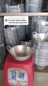 Kuali Wajan Penggorengan Cekung No 10 Kuwali Tertebal Anti Lengket