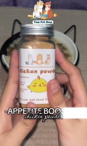 Appetite Booster for Dog and Cat Food Toppers for Picky Eaters of Pets Chicken Liver Powder