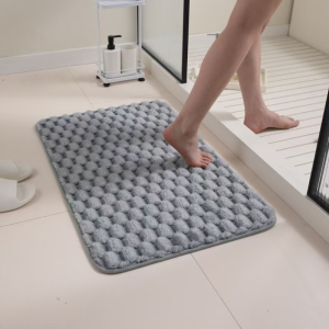 Topstar Thick Absorbent Plush Bathroom Mat Anti Slip 60X40 cm Soft Shaggy Bath Mat Shower Mat Floor Rug
