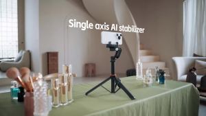 AXNEN C22 AI Tracking 360° Rotational Shoot Deskpot Handheld Gimbal Tripod Extendable Selfie Stick Wireless Remote for Vlog