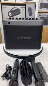 Loa Karaoke Bluetooth Xdobo Tuner 200W Kèm 2 Micro Không Dây Hỗ Trợ Thẻ TF USB 2 Cổng 6.5mm Có Nút Tùy Chỉnh Độc Lập - Hàng Chính Hãng