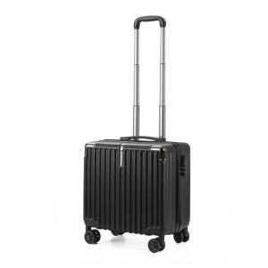 18-Inch Small Carry-On Suitcase with Combination Lock for Travel Durable Luggage Red Fashionable Soft Polyester Material